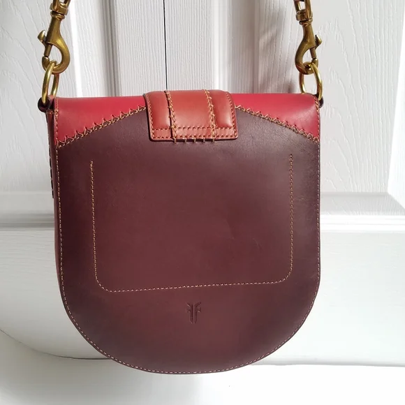Frye colorblock saddle bag - Picture 7 of 10